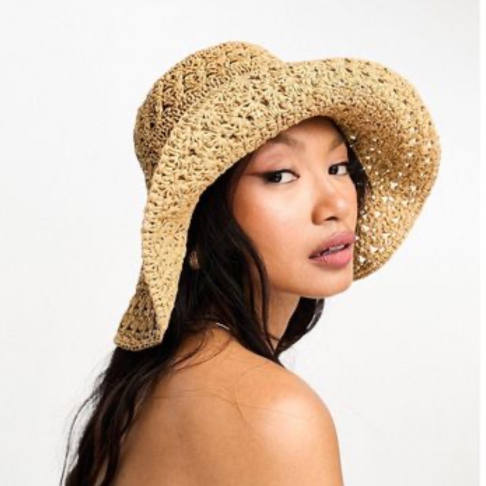 & Other Stories straw beach hat